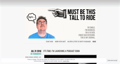 Desktop Screenshot of mustbethistalltoride.com